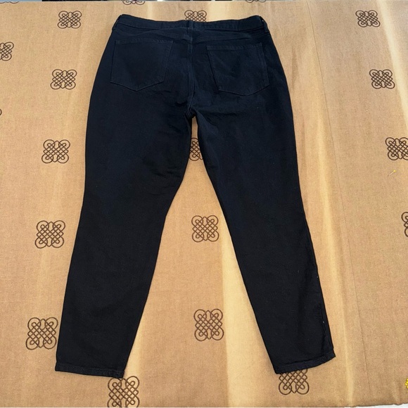 Old Navy NWT! Black Jack High-Waisted Secret-Smooth Pockets O.G. Straight Jeans - Picture 12 of 16